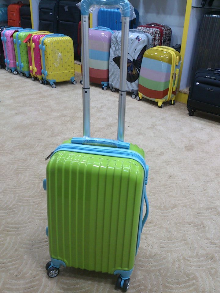 Colorful Superior quality hard shell ABS+PC rolling luggage 