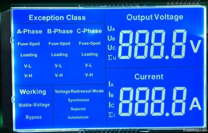 Blue LCD display