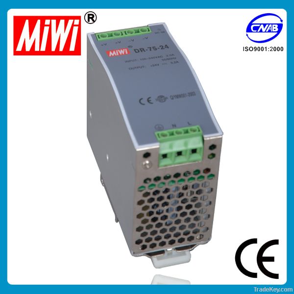 MiWi DR-75-12 Din Rail SMPS PSU Switch Power Supply