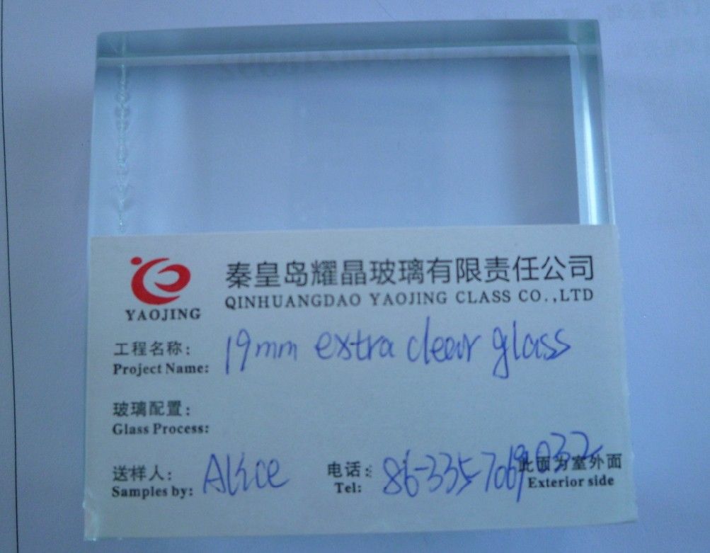 10mm extra clear tempered glass 
