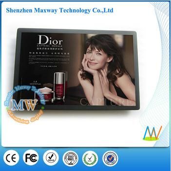 Shenzhen OEM 21.5 inch commercial wall mount hd video lcd display advertising monitor