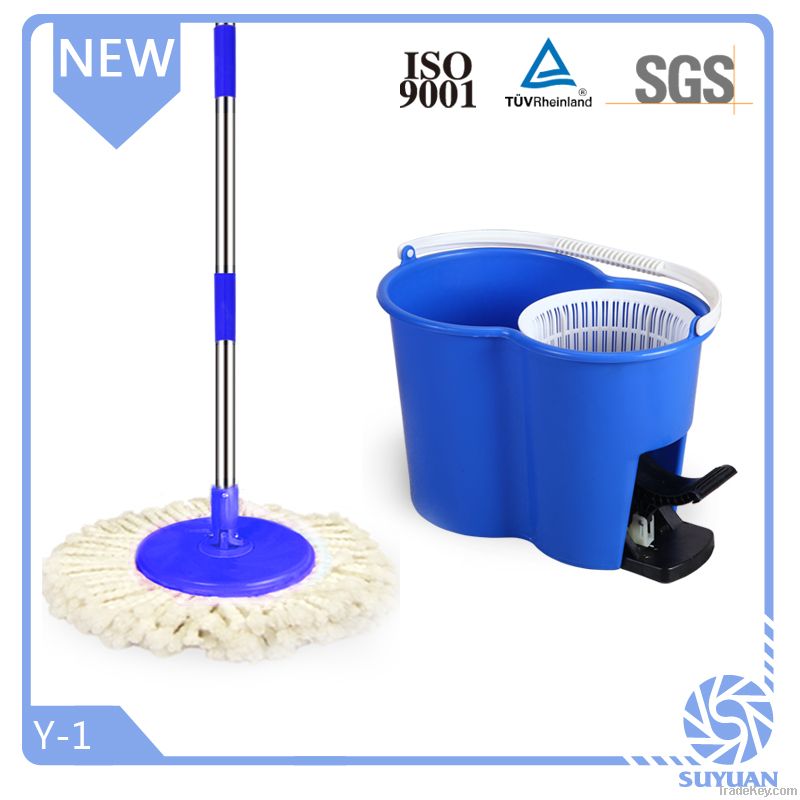 2014 new patented easy life 360 rotating spin magic mop