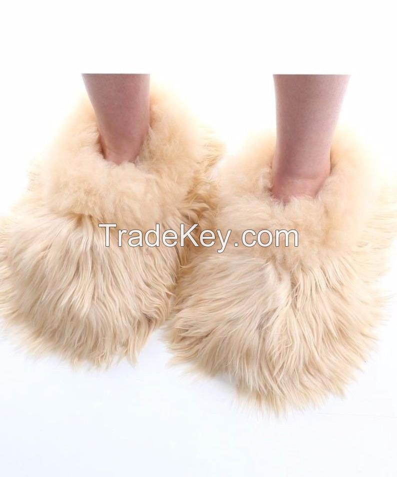 Alpaca Slippers - Fur Slipper