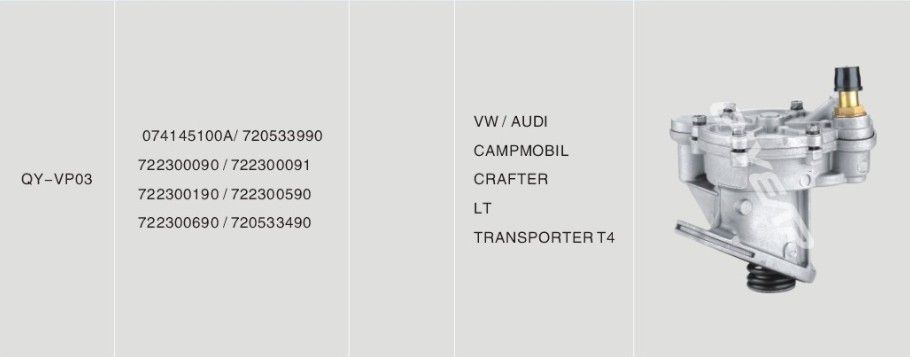 Auto Vacuum Pump For Volkswagen & Audi Engine074145100A