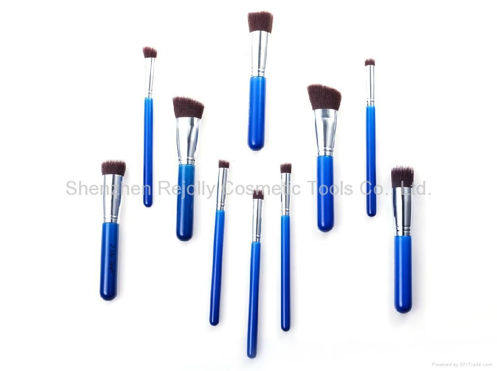 Cosmetic Brush Set - 10 pcs High Quality LJLBS-001