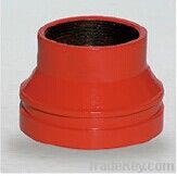 FM/UL approved ductile iron concentric reducer threaded
