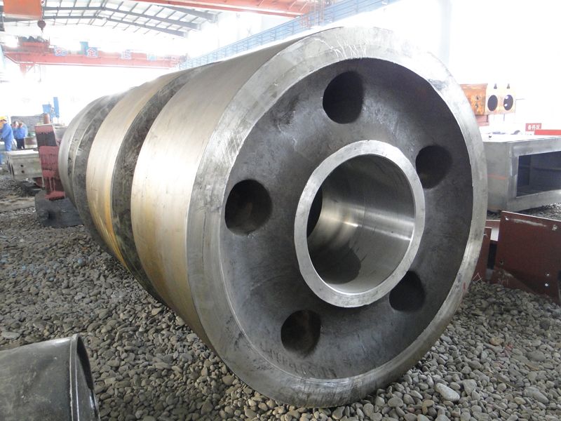 cast support roller for cement mill