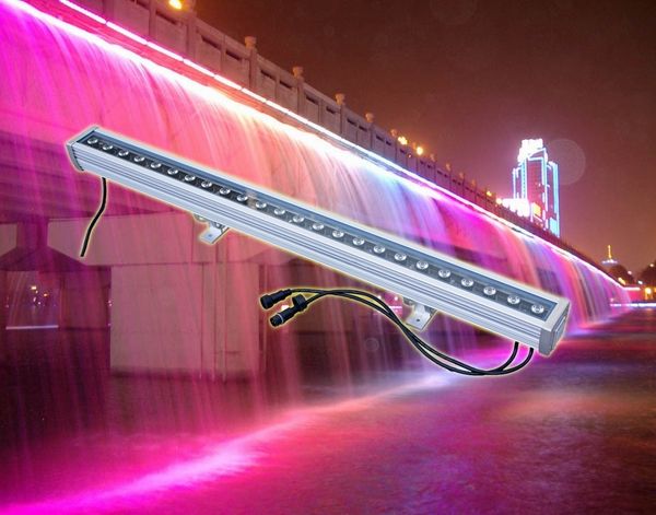 9w  Linear LED Wall Washers &  Floor Mounted Underwater LED Light