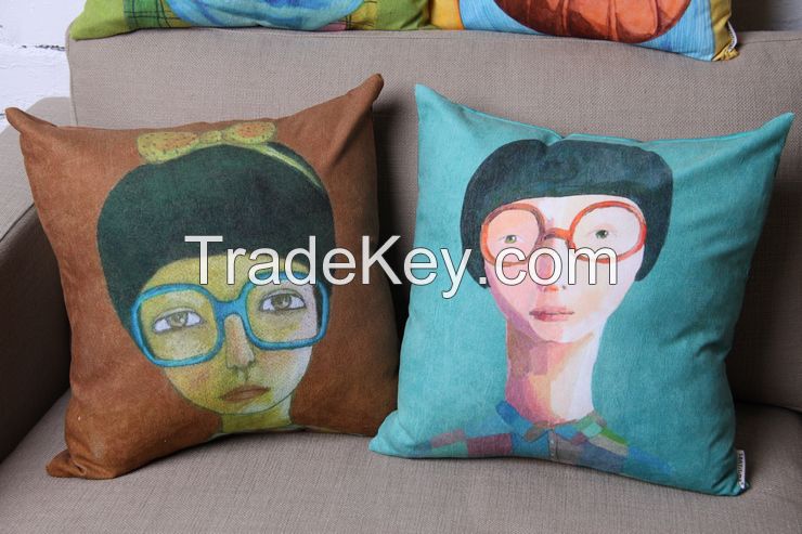 Young Art Women with glasses