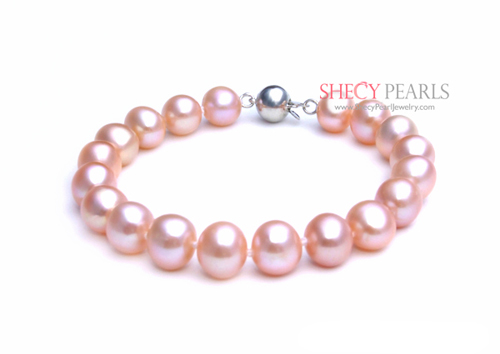 Pink Freshwater Pearl Bracelet