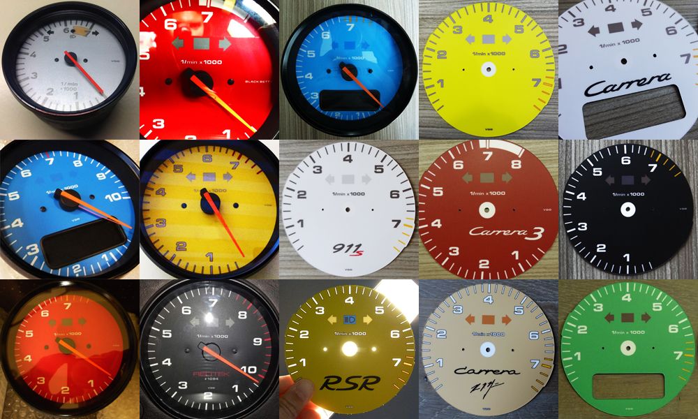 911 964 993 996 997 gauge dials / face plates for Porsche By