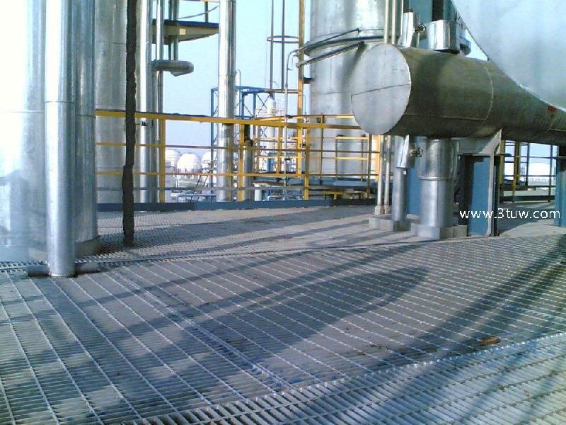 Galvanized flooring steel grating