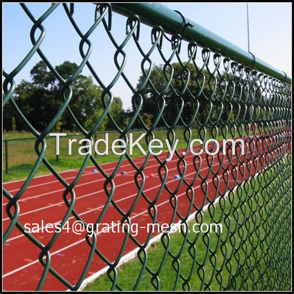 PVC coated chain link fence