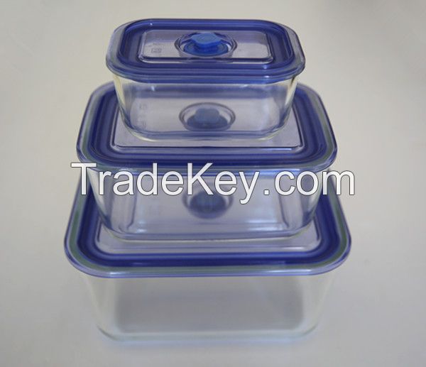 Round Food Storage Container with Locklid