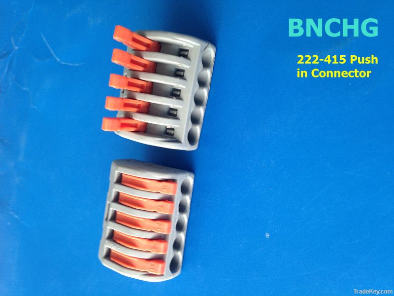 BNCHG 222-415 Push-wire electrical quick connect terminals Connector b