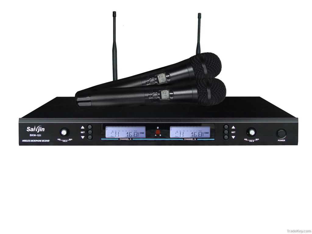 Professional UHF Wireless Microphone System SKW-101