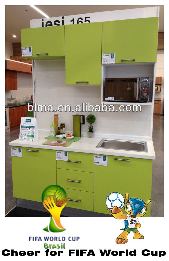 modular modern design wood kitchen cabinet