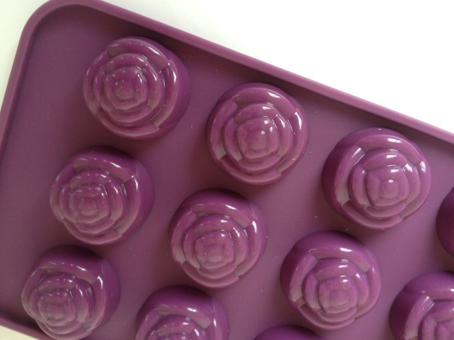 Silicone 15 Cup Heart Shape Chocolate Cake Jelly Candy Mold Mould