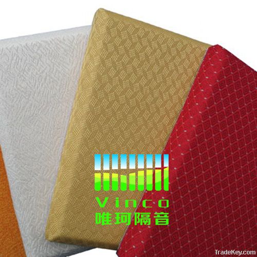 fabrics sound absorbing panel for construction and decoration , stock for sale