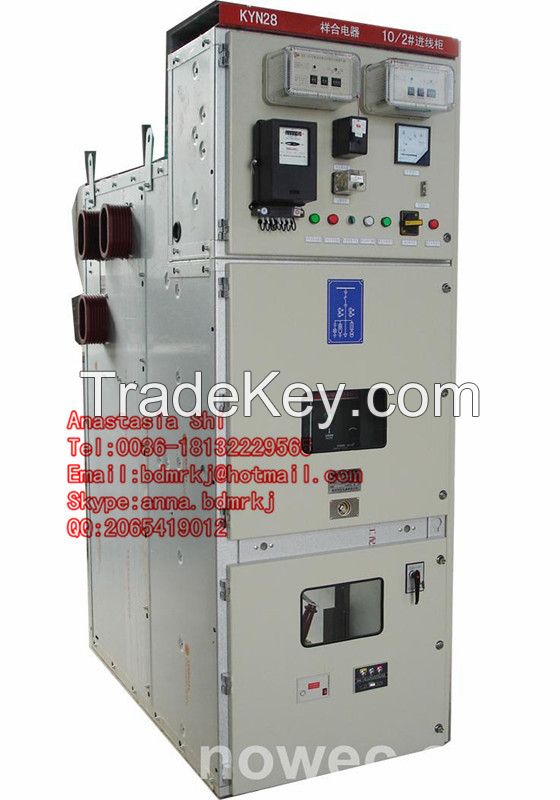 KYN28 High voltage switchgear, withdrawable power distribution switchgear