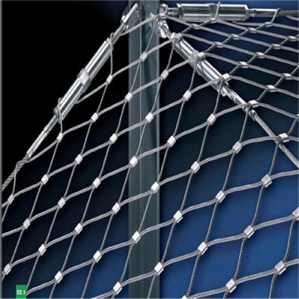 Hand woven stainless steel wire cable nets