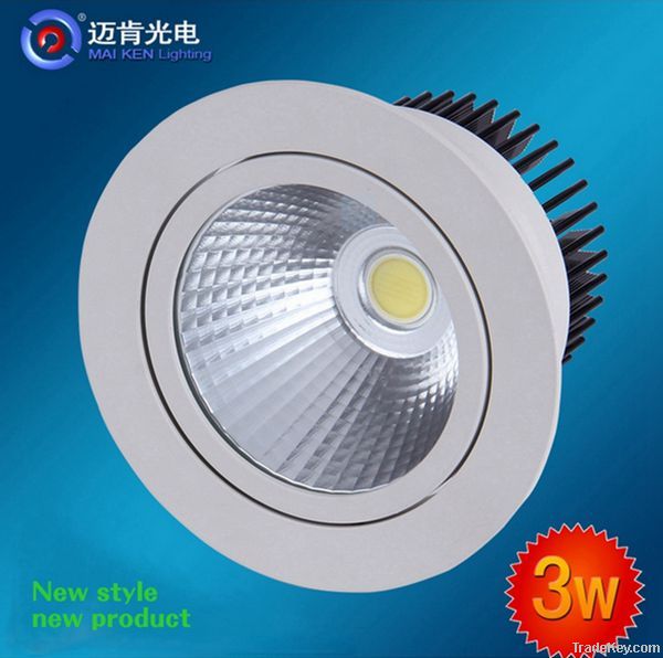 3W COB led down light new design