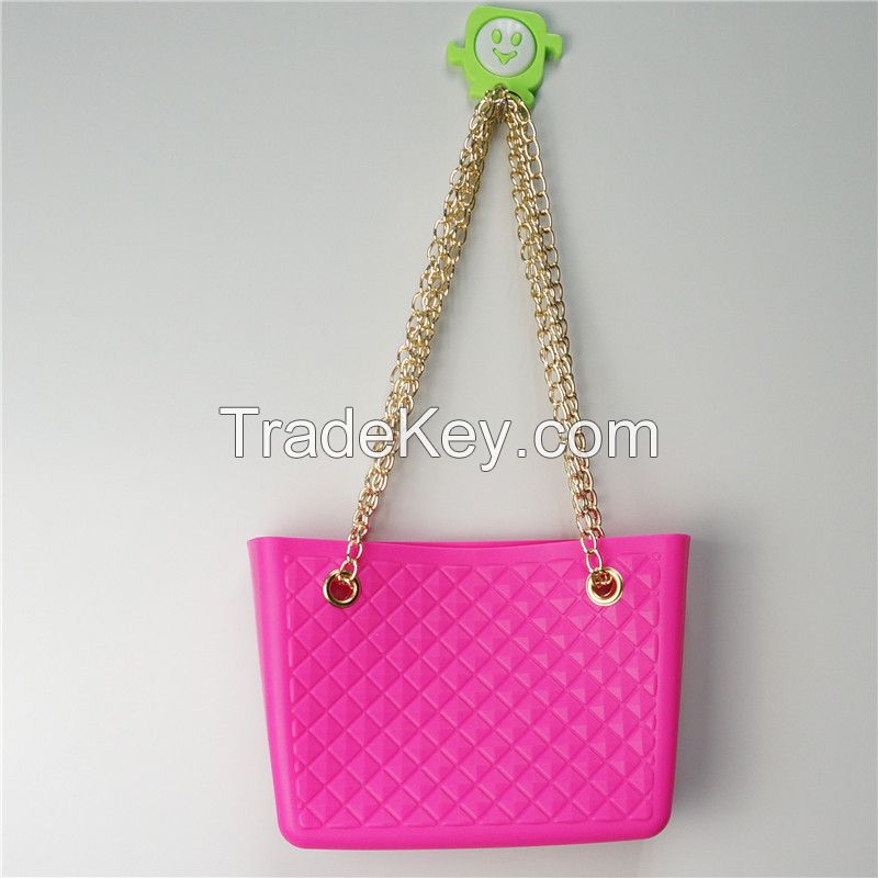New and Hot 2014 silicone leisure sand seaside lady bag