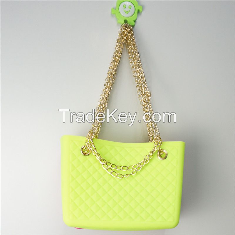 2014 New and Hot silicone leisure sand seaside lady bag