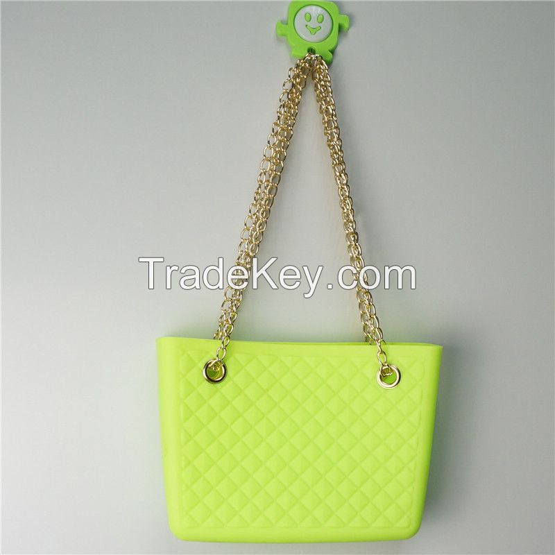 2014 New and Hot silicone leisure sand seaside lady bag