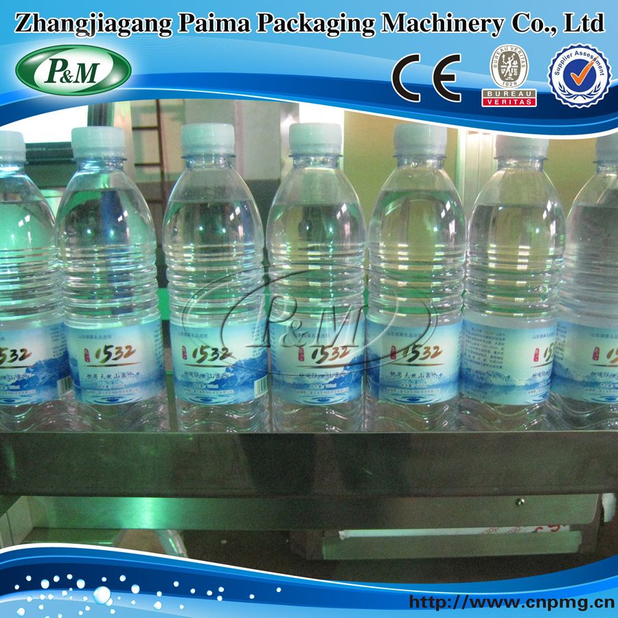 Automatic round bottle labeling machine