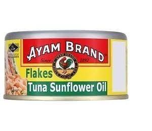 Ayam Brand Flakes Tuna Sunflower Oil 185g