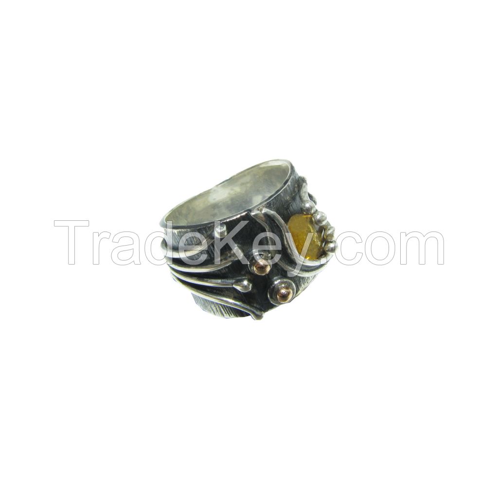 Tourmaline Gemstone Silver Ring