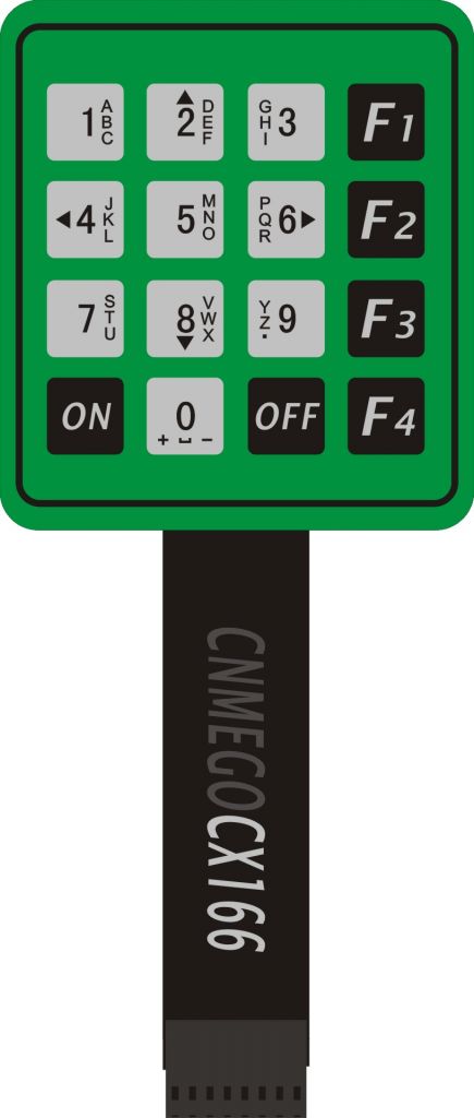 CnmegoCX Series of 16 Keys Standard Membrane Switch