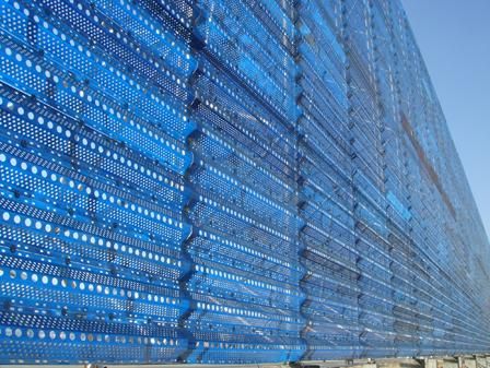 FRP wind and dust protection screen