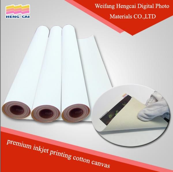 Waterproof Inkjet Matte Cotton Canvas 