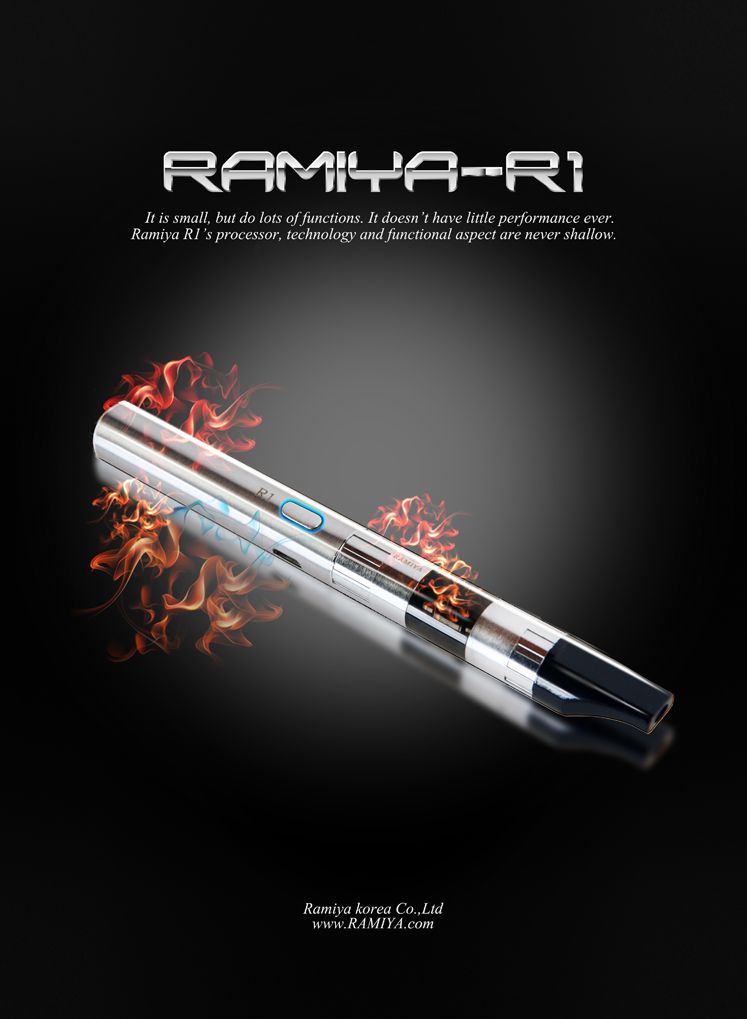 2014 New LCD Vaporizer (Ecig) with 510 screw blast cartomizer mady by Ramiya Korea