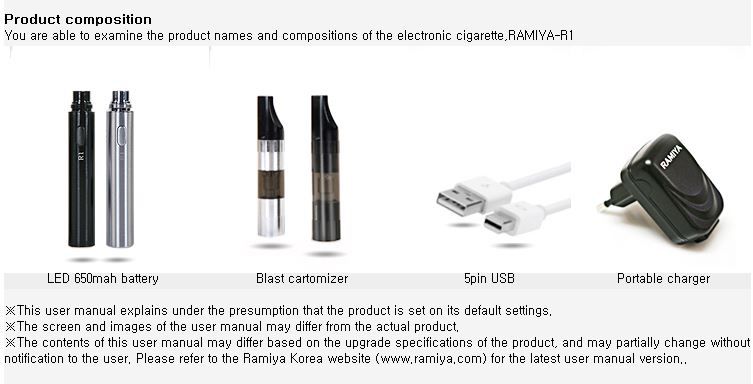 2014 New LCD Vaporizer (Ecig) with 510 screw blast cartomizer mady by Ramiya Korea