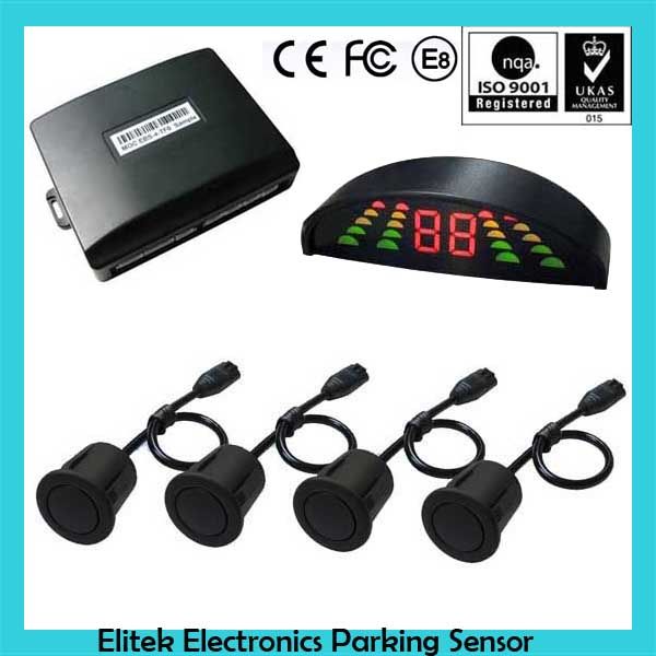 paintable sensor LED display parking sensor with 4 sensors  ED01-4-TF0