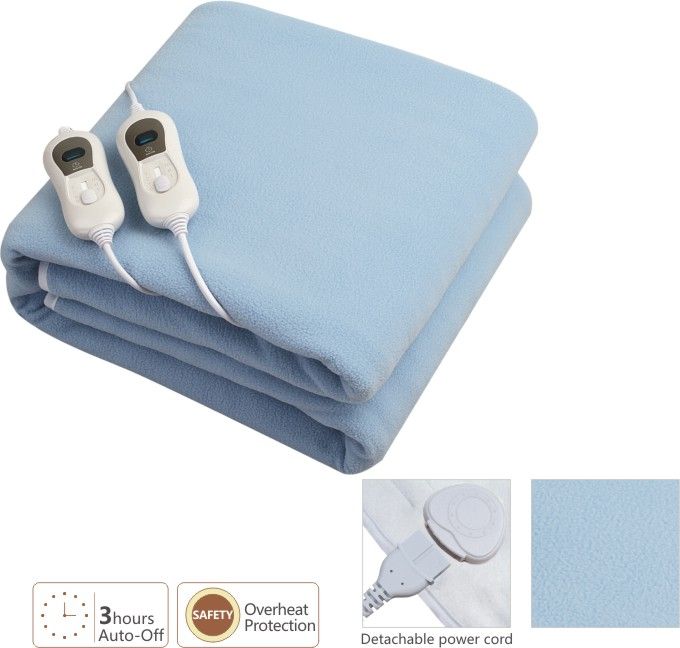 Heated underblanket for a pleasantly warm bed with LED displyer