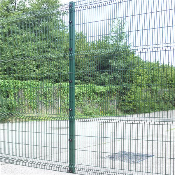 Certified PVC Coated Wire Mesh Steel Fence 