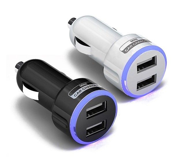 Dual USB Car Charger For Smartphone