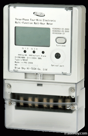 Three -phase multi-function watt-hour meter