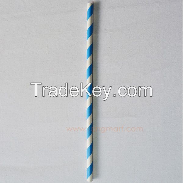 142-13-006, Striped drinking straw, party accessories, disposable paper straw