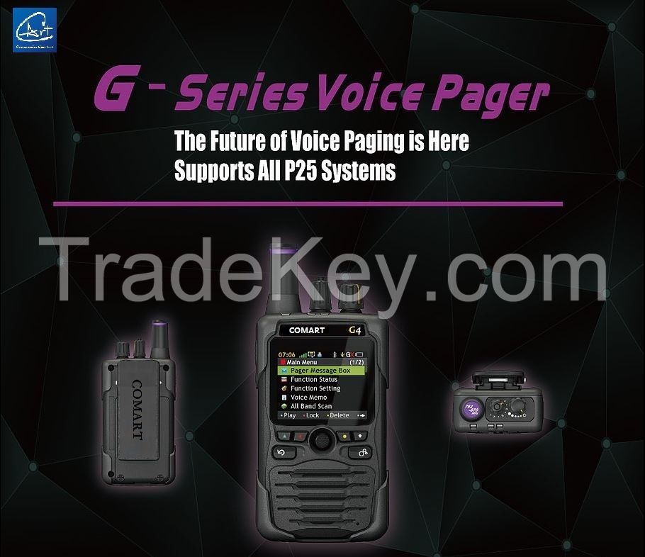 G4 digital voice pager