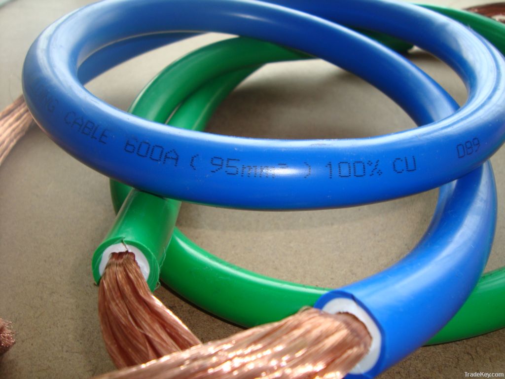 Double PVC welding cable for welding machine