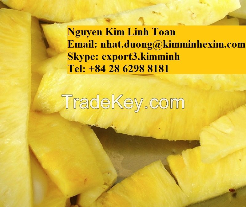 Frozen Pineapple Fruit 