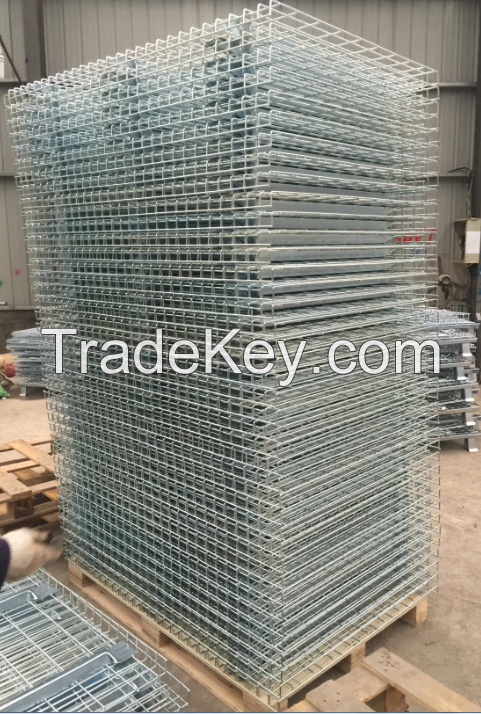 Steel Pallet Racks Wire Mesh Decking