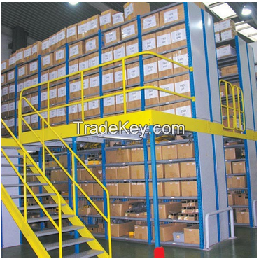 Warehouse Storage Steel Mezzanine Rack Floor System