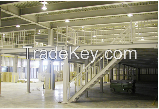 Warehouse Storage Steel Mezzanine Rack Floor System