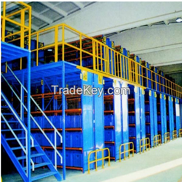 Warehouse Storage Steel Mezzanine Rack Floor System